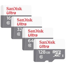 SANDISK ULTRA* C10 micro SD SDHC 256GB 128GB 64GB 32GB 16GB scheda di memoria TF LOTTO