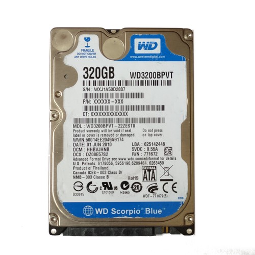 Western digital wd3200bpvt - digital,