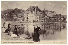 VENTIMIGLIA - IMPERIA - LAVANDAIE NEL FIUME ROIA - F.P.