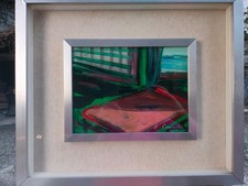 dipinto antico olio Cavallet