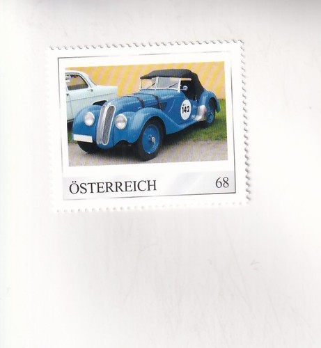 Francobollo austria auto - pm,