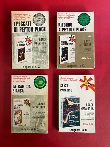 Grace metalious lotto libri - grace,