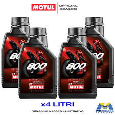 4 LITRI MOTUL 800 FACTORY LINE ROAD RACING 2T OLIO MOTORE 100% SINTETICO 2 TEMPI