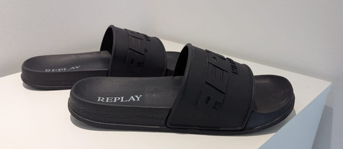 Replay ciabatte nere - replay, uk