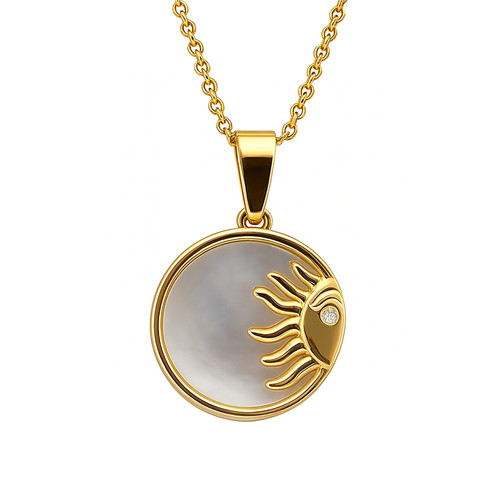 Collana con pendente - , in