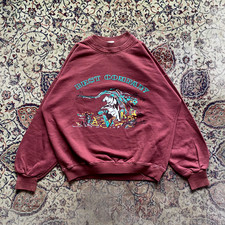 Felpa bordeaux vintage anni 80