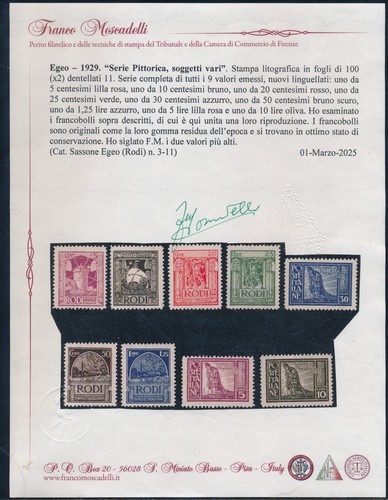1929 italia colonie egeo - 1929,