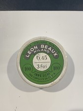 LEON BEAUX MILANO SCATOLA ALLUMINIO INNESCHI 6.45  3 FORI DA COLLEZIONE RARA