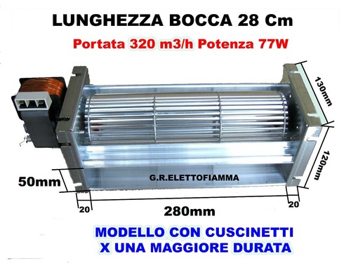 Ventola tangenziale stufa - ventola,