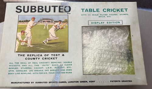 Subbuteo tavolo cricket - tavolo,
