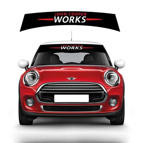 Adesivi parabrezza john cooper - parabrezza,