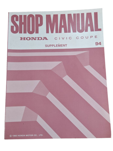 Honda civic coupé supplemento - coupé,