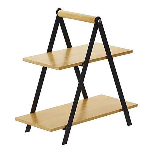 Alzatina buffet bamboo metallo - alzatina,