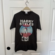 Harry Styles Shirt Mens M Gray