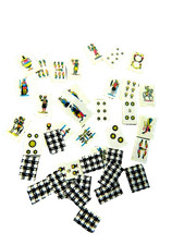 Mini Mazzo 40 Carte Napoletane per Pastori Alti Cm 7/13 Giocatori Carte Presepe