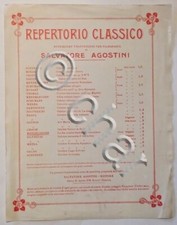 Musica Spartito - Repertorio Classico - Pianoforte - Salvatore Agostini 