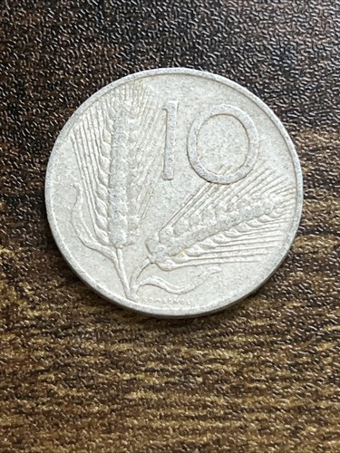1955 italy ten lire - 1955, 10
