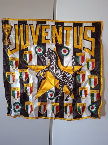 Bandiera juventus anni - bandiera, 70'