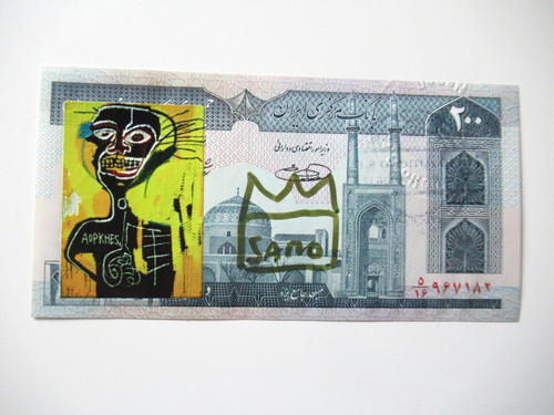 Basquiat banconota 1x - a),