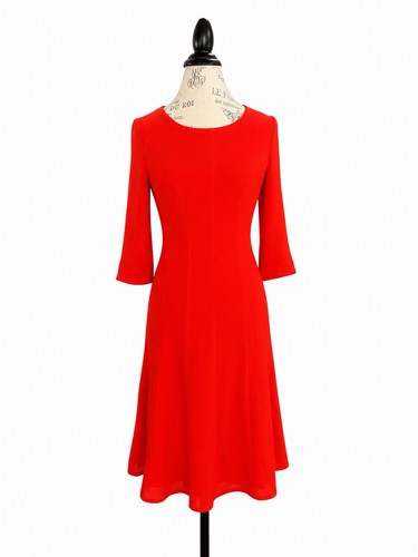 Abito midi rosso donna hugo - abito,