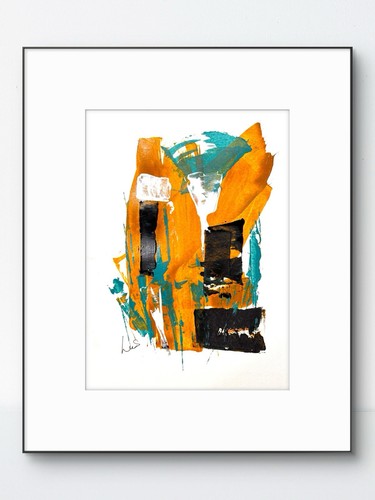 Carta originale astratta - , 9x12
