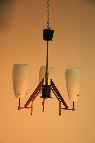 Lampadario 1950 ottone - 1950, in