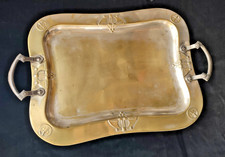 antico vassoio in ottone