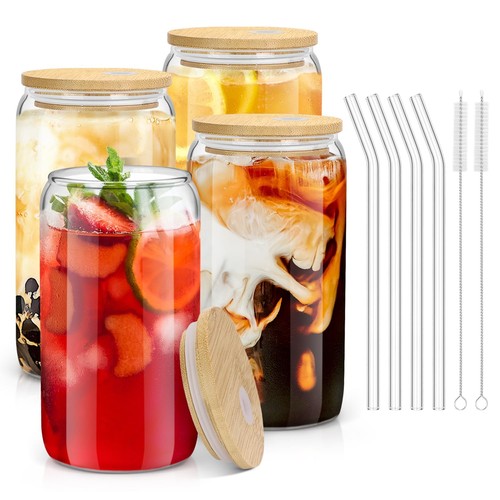 4pcs tazze vetro con - tazze,