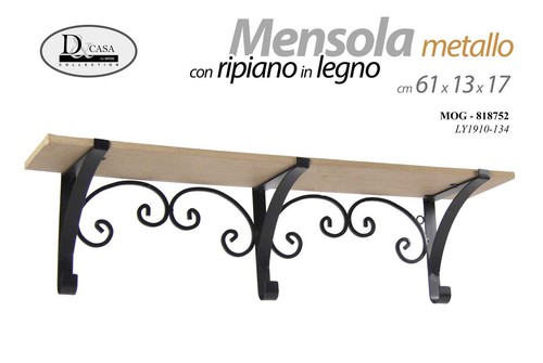 Mensola parete metallo - parete,