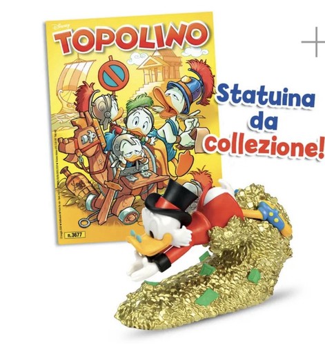 Topolino 3677 statua zio - topolino,