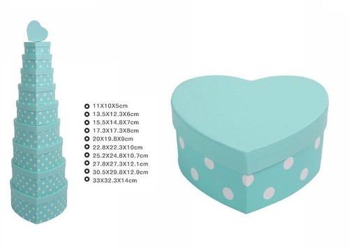 Set pezzi scatole - pezzi, per