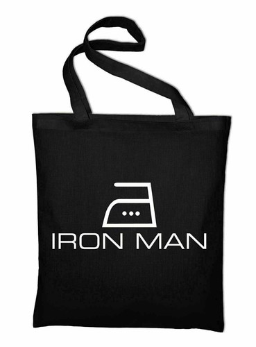 Sacchetto iuta iron man - iuta,