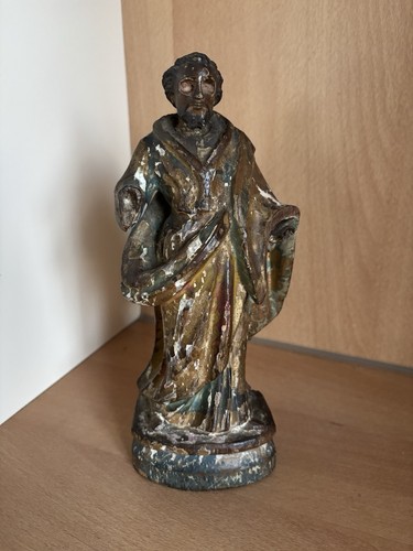 Antica statua lignea - antica,