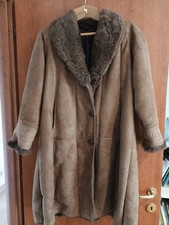 Cappotto montone donna vintage originale anni 80 90