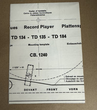 Thorens TD 134 - TD135 - TD