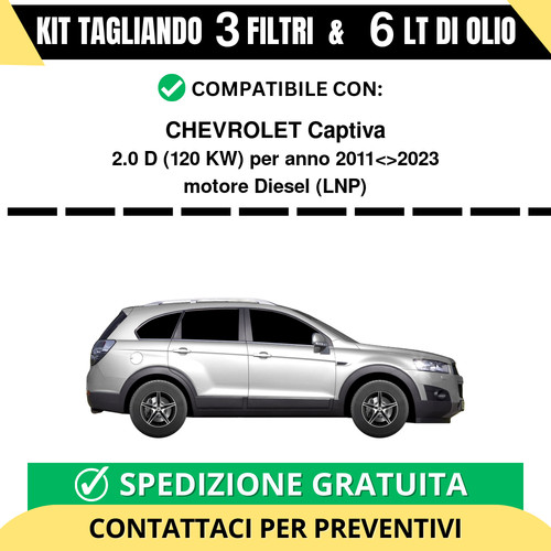 Tagliando per chevrolet - tagliando,