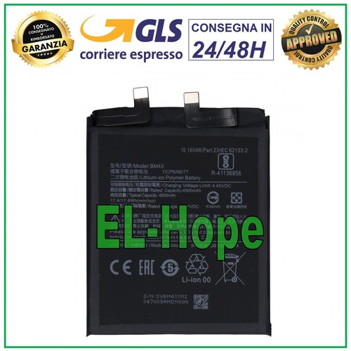 Batteria bm4x per xiaomi 11 - mi,