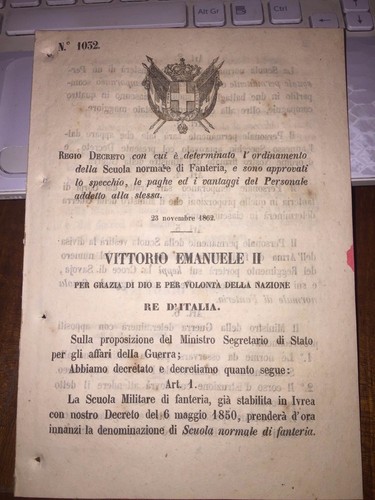 Regio decreto det - decreto, ordinam