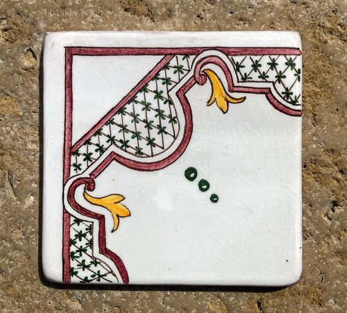 Piastrella angolo dipinta - angolo,