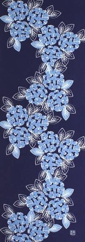 Arazzo cotone hydrangea - in,