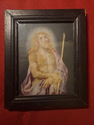 Quadro antico acquerello - quadro, su
