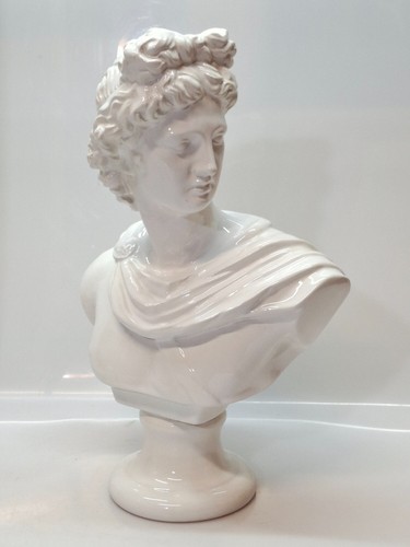 Busto apollo in ceramica - busto,