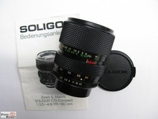 Obiettivo zoom Soligor Macro 35-80 / 3,5-4,8 per Contax / Yashica mount MC lens