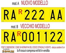 Adesivo serie completa lettere - adesivo,