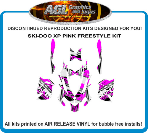 Ski doo sled wrap decal - ski-doo, xp