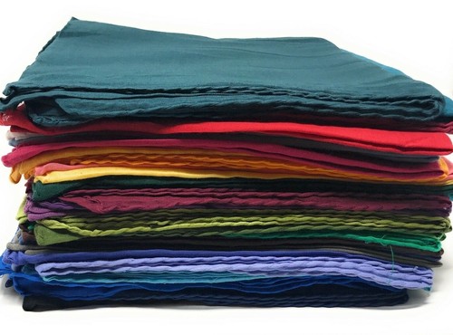 Foulard cotone tinta unita - foulard,
