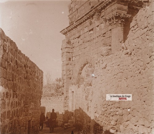 Arc antico ruines placca - antico, ruines,