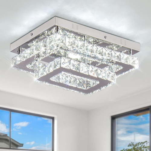 Led cristallo plafoniera - cristallo,
