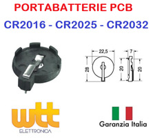 Portabatteria Portapila per CR2016 CR2025 CR2032 Porta Batteria Pila