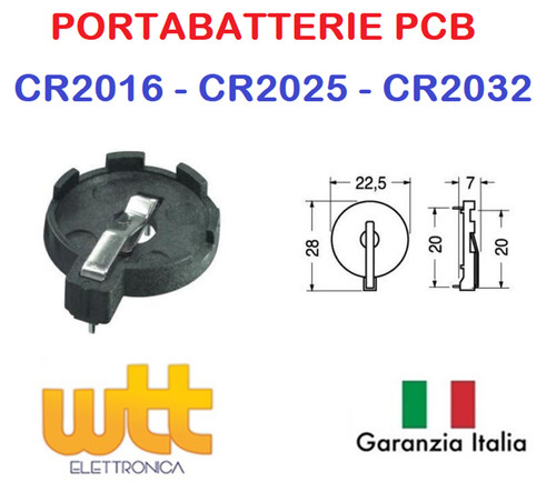 Portabatteria portapila per - portabatteria,